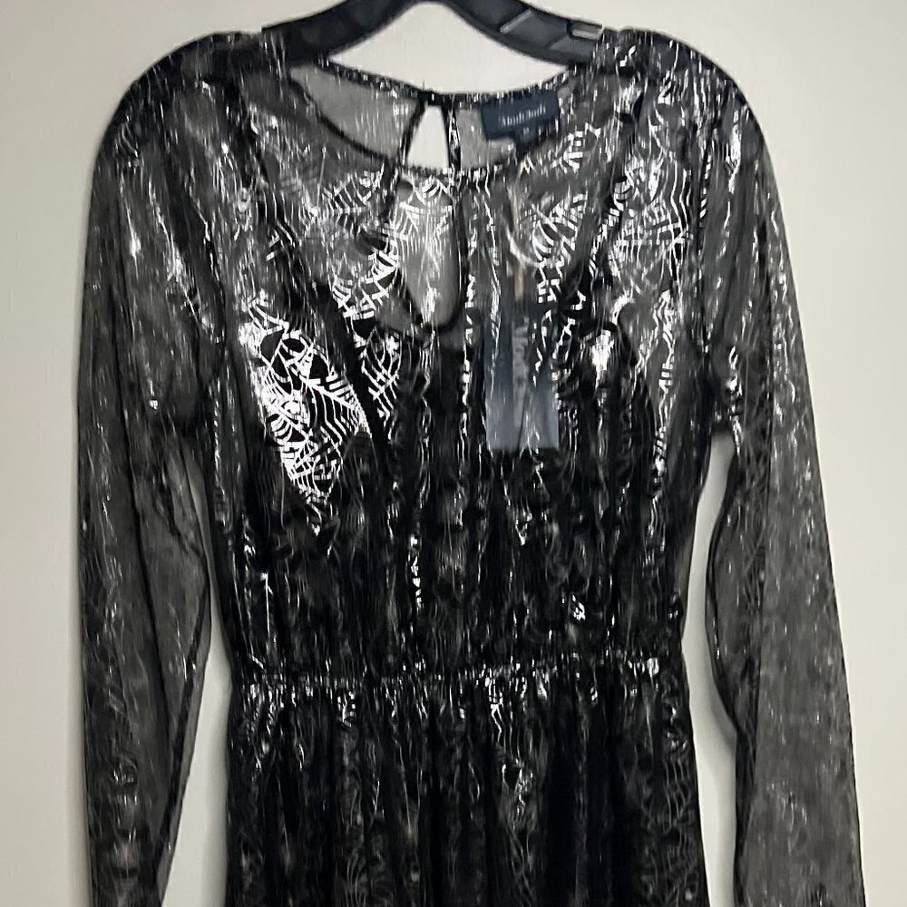 Modcloth Halloween Spiderweb Dress Size M NWT